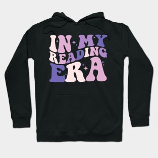 In My Reading Era Groovy Book Lovers Funny Book Reader Hoodie